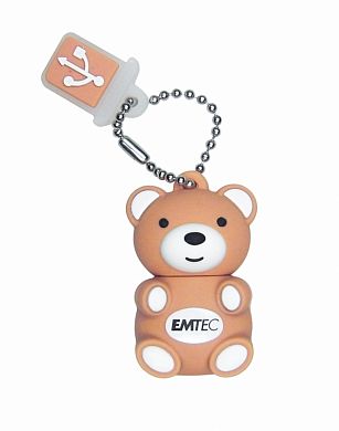 USB-флешка Emtec M311 (EKMMD2GM311) USB 2.0 2 Гб коричнево-белый