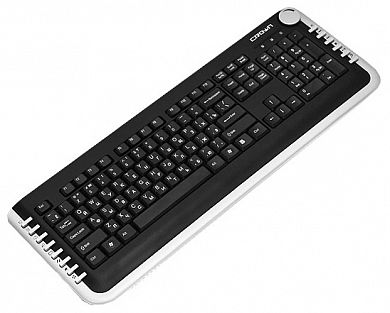 Клавиатура CROWN CM-K078 Black-Silver USB