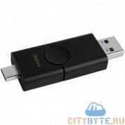 USB-флешка Kingston DTDE/32GB USB Type-C 3.2 32 Гб черный