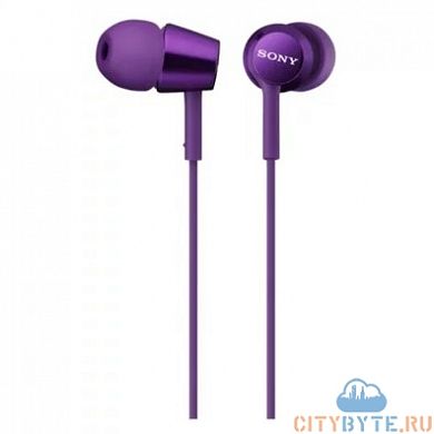 Наушники Sony mdr-ex150 (MDREX150) фиолетовый