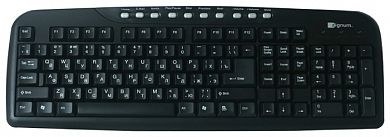 Клавиатура Zignum ZG-SPK-62.B Black USB