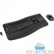 Комплект клавиатура + мышь Microsoft wireless desktop 5050 USB (PP4-00017) чёрный