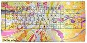 Клавиатура CBR Picture Keyboard Splashes Yellow-Pink USB