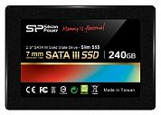 SSD накопитель Silicon Power Slim S55 SP240GBSS3S55S25 240 Гб