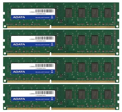 Оперативная память ADATA DDR3 1600 DIMM 8Gb (Kit 4x2Gb) DDR3 2 Гб (4x Гб) DIMM 1 600 МГц
