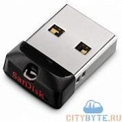 USB-флешка Sandisk cruzer fit (SDCZ33-064G-G35) USB 2.0 64 Гб чёрный