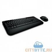 Комплект клавиатура + мышь Microsoft wireless desktop 2000 USB (M7J-00012) чёрный