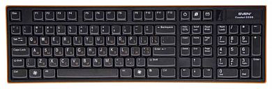 Клавиатура Sven Comfort 3335 Multimedia Keyboard Black PS/2 PS/2