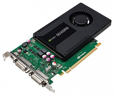 Видеокарта PNY Quadro K2000D PCI-E 2.0 GDDR5 -- МГц 2048 Мб 128 бит