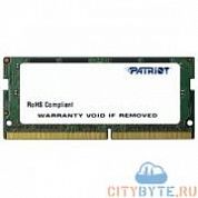 Оперативная память Patriot Memory PSD44G240082S DDR4 4 Гб SO-DIMM 2 400 МГц