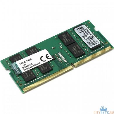 Оперативная память Kingston KVR24S17D8/16 DDR4 16 Гб SO-DIMM 2 400 МГц